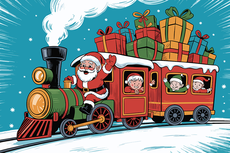 Santa Train Northern Virginia